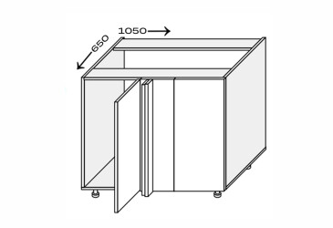 Низ кут Н 90°/820 1дв Pro Blum лівий Міленіум / Millenium Premium MiroMark