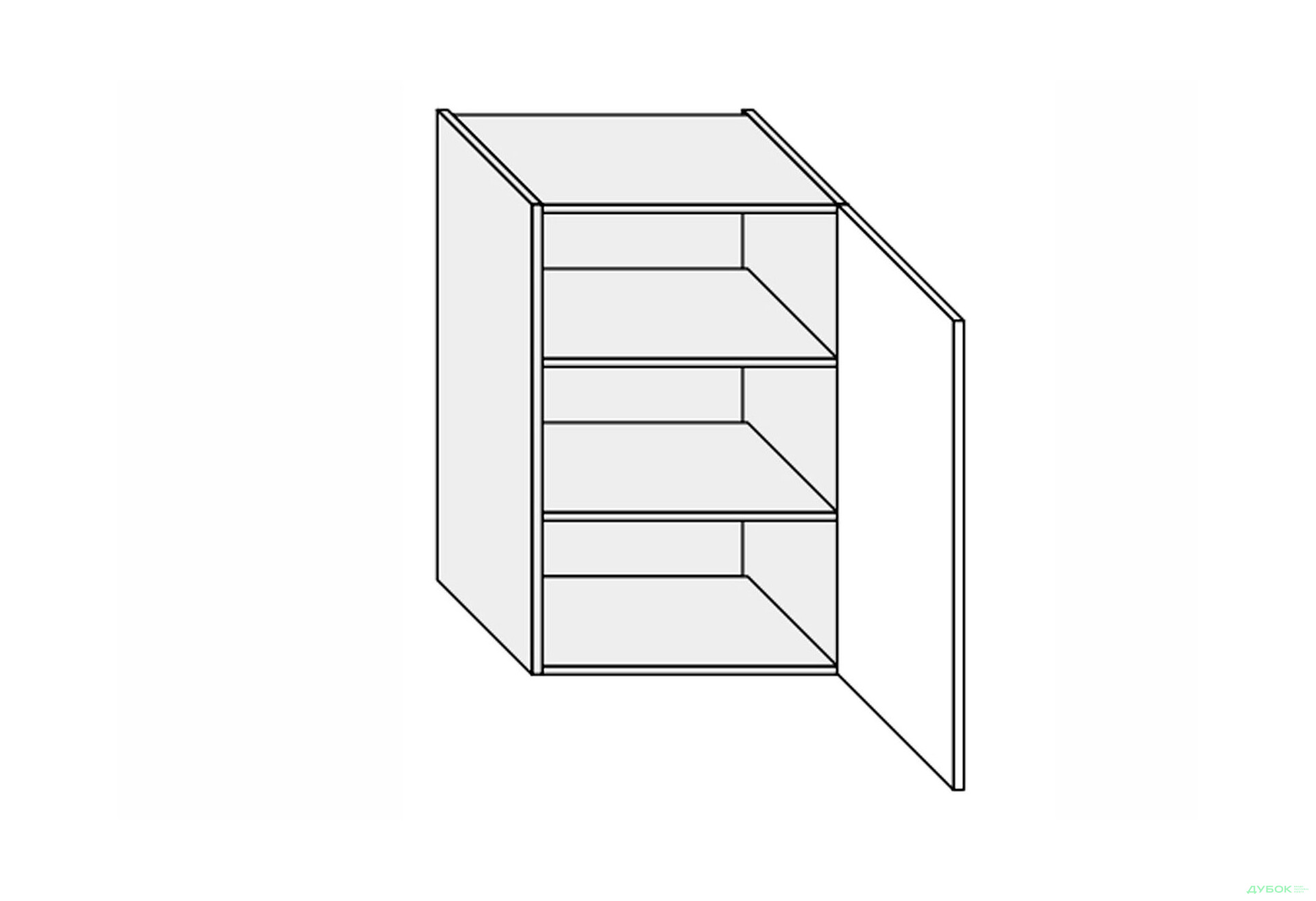 Изображение 1 - Верх 60В/900 1дв Pro Blum правая Миллениум / Millenium Premium МироМарк