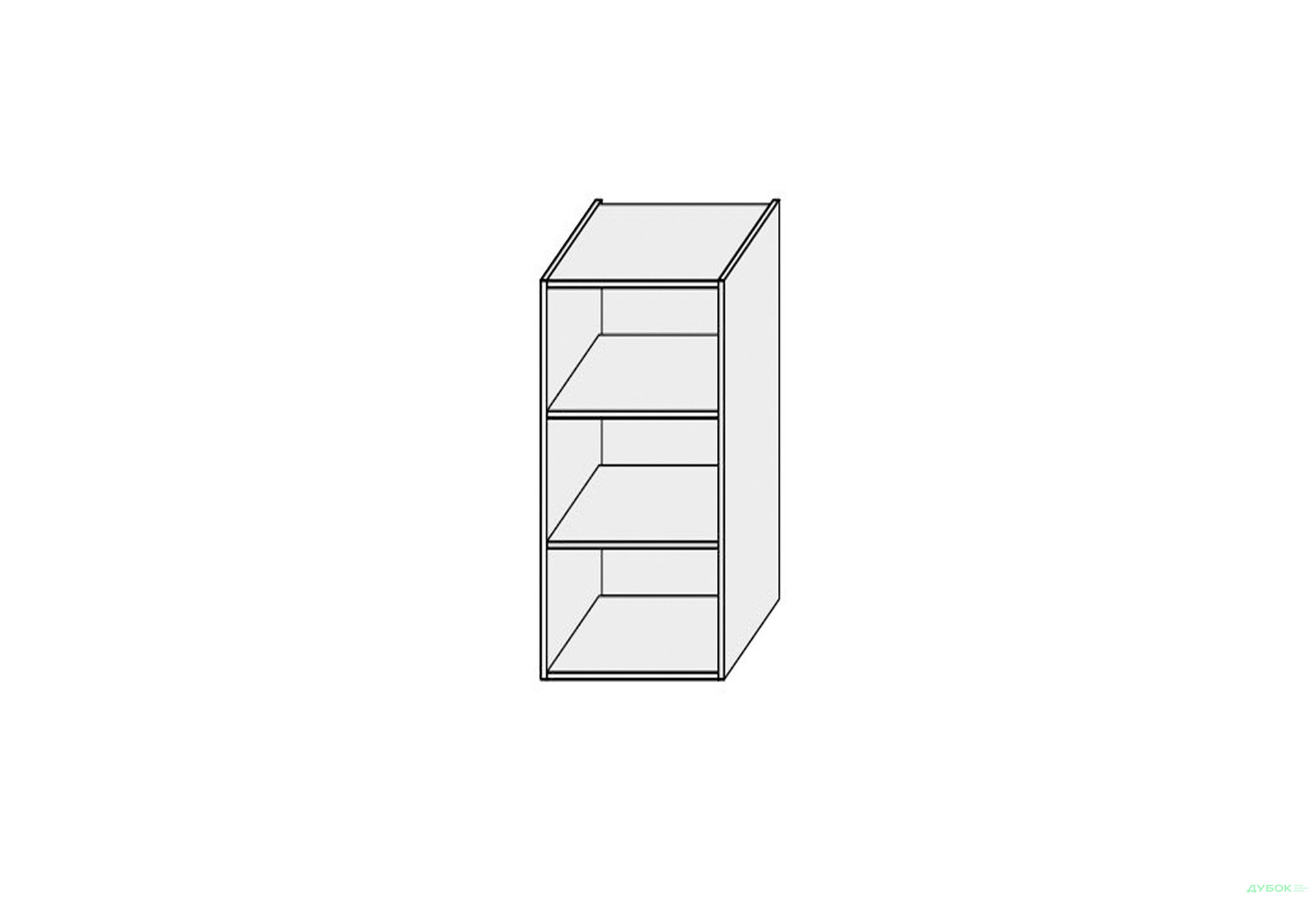 Зображення 1 - Корпус 20В 1дв Pro Blum 900мм MiroMark