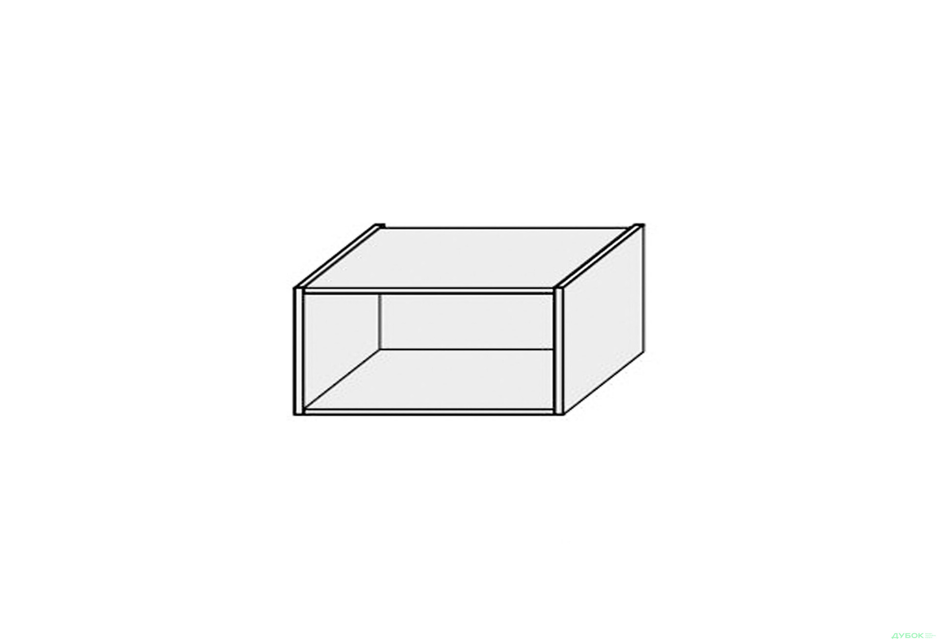 Зображення 1 - Корпус 45В 1дв Aventos Pro Blum 450мм MiroMark