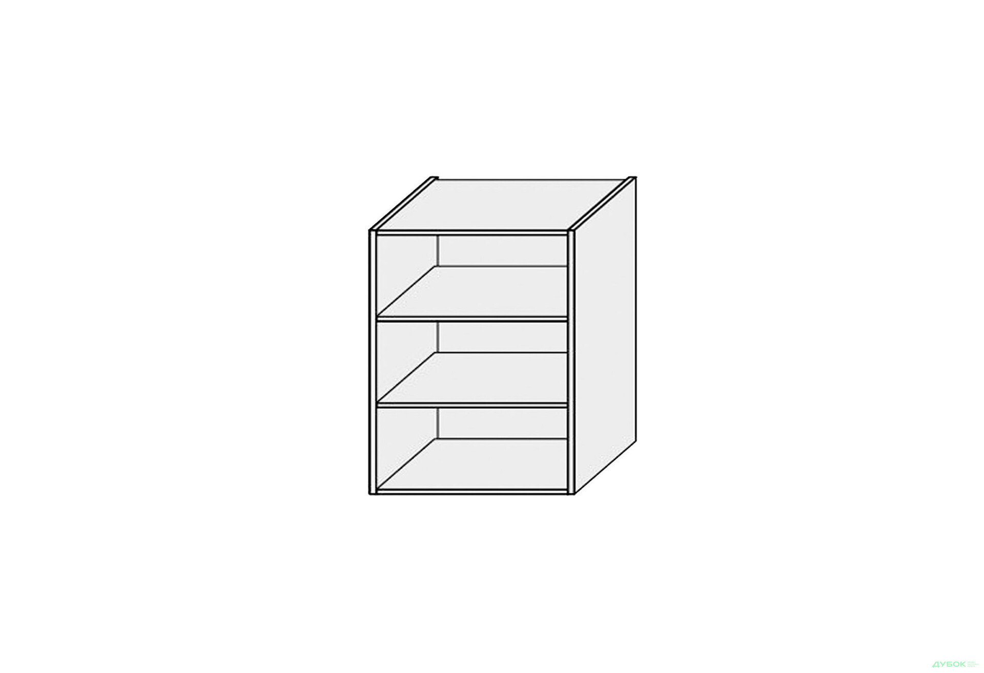 Зображення 1 - Корпус 60В 1дв Pro Blum 720мм MiroMark