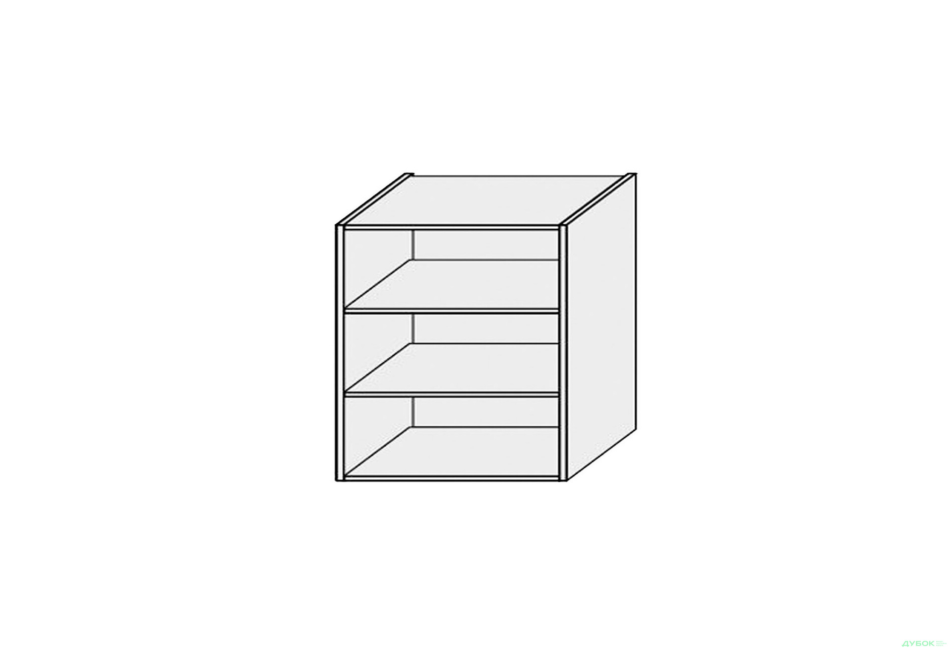 Зображення 1 - Корпус 60В 2дв Pro Blum 720мм MiroMark