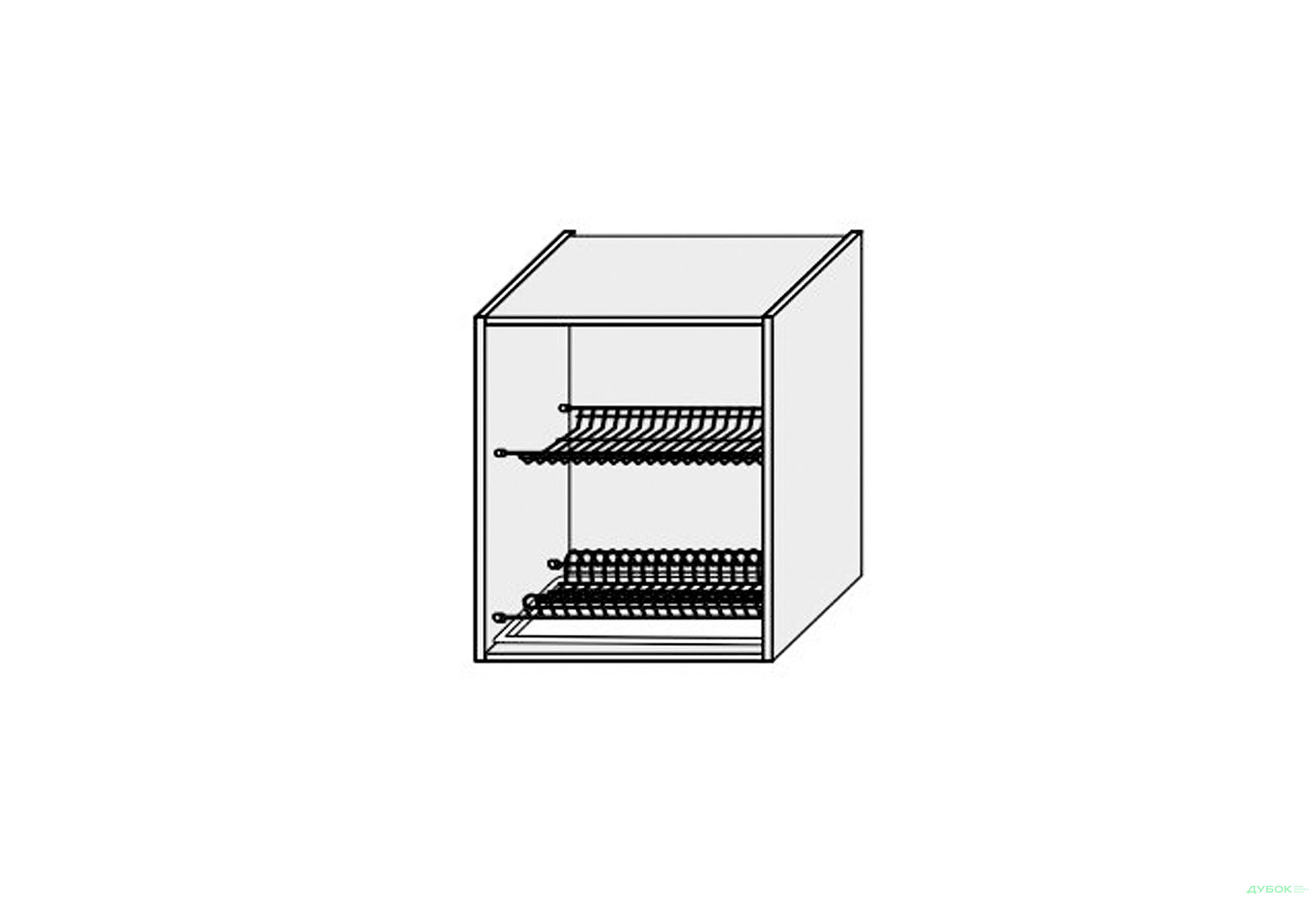 Зображення 1 - Корпус 80В 2дв Aventos Pro Blum 720мм MiroMark