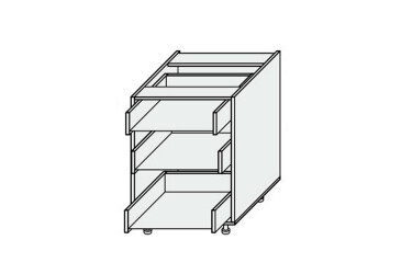 Корпус 40Н 3шх Pro Hettich 820мм