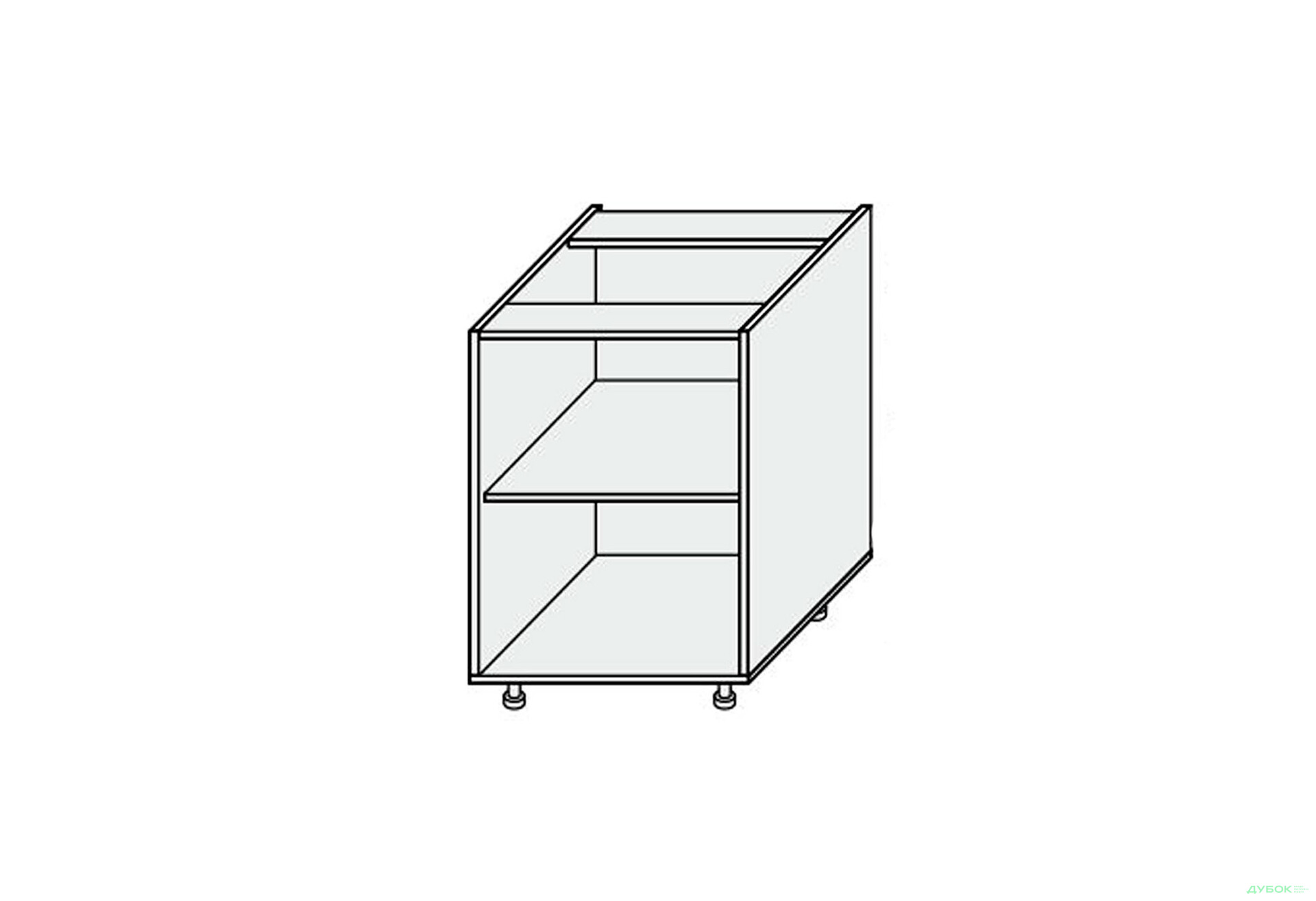 Зображення 1 - Корпус 45Н 1дв Pro Blum 820мм MiroMark