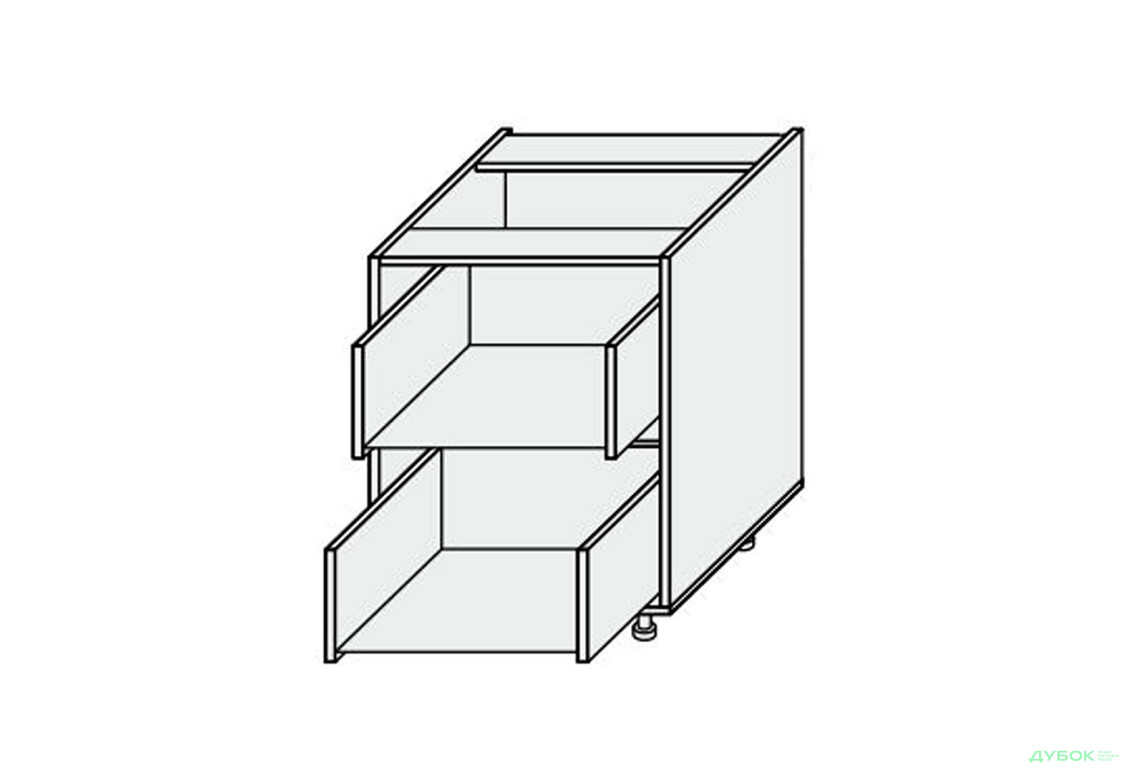 Корпус 90Н 2шх Pro Hettich 820мм MiroMark