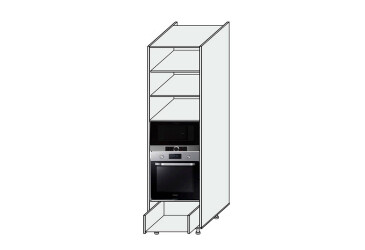 Корпус Пенал 60ПДМ 1шх Духовка+Мікрохвильовка Pro Blum+Hettich 2320мм