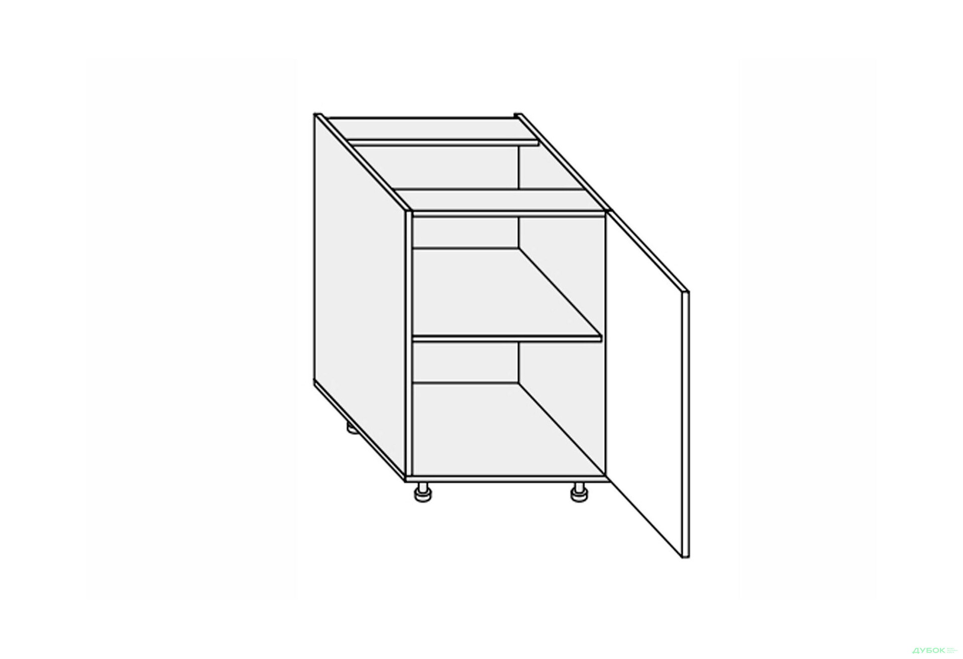 Зображення 1 - Низ 30Н/820 1дв Pro Blum права Міленіум / Millenium Premium MiroMark