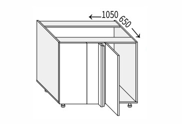 Низ кут Н 90°/820 1дв Pro Blum правий Міленіум / Millenium Premium MiroMark