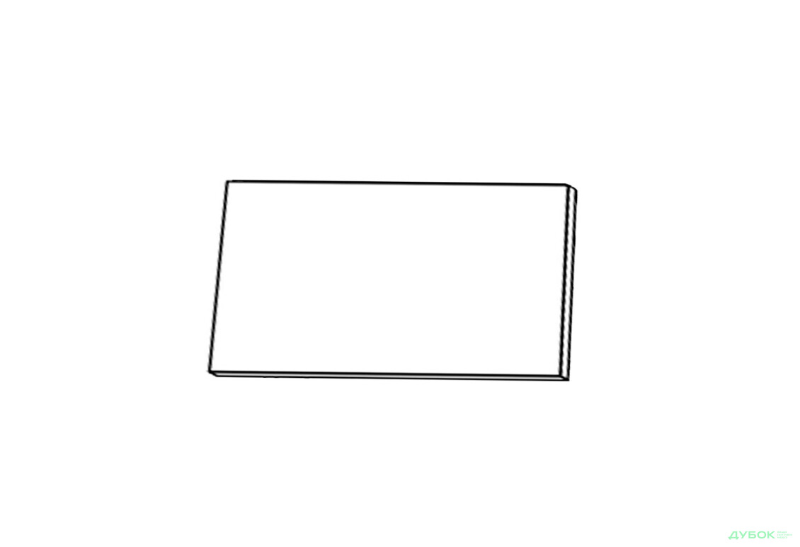 Фасад 50В 1дв Aventos Pro Blum 450мм Міленіум MiroMark