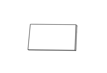 Фасад 45В 1дв Aventos Pro Blum 360мм Міленіум MiroMark