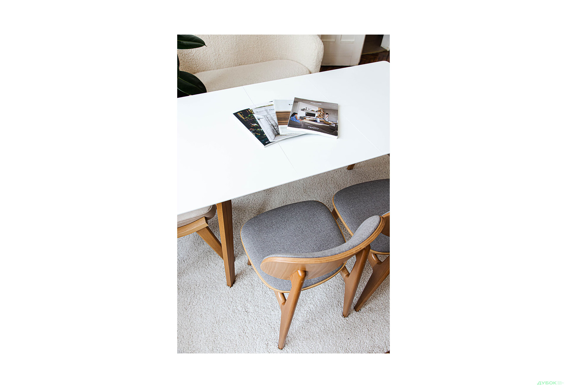 Изображение 10 - Стол обеденный Pavlik Милан 120(+40)х80 натуральный / белый, раскладной