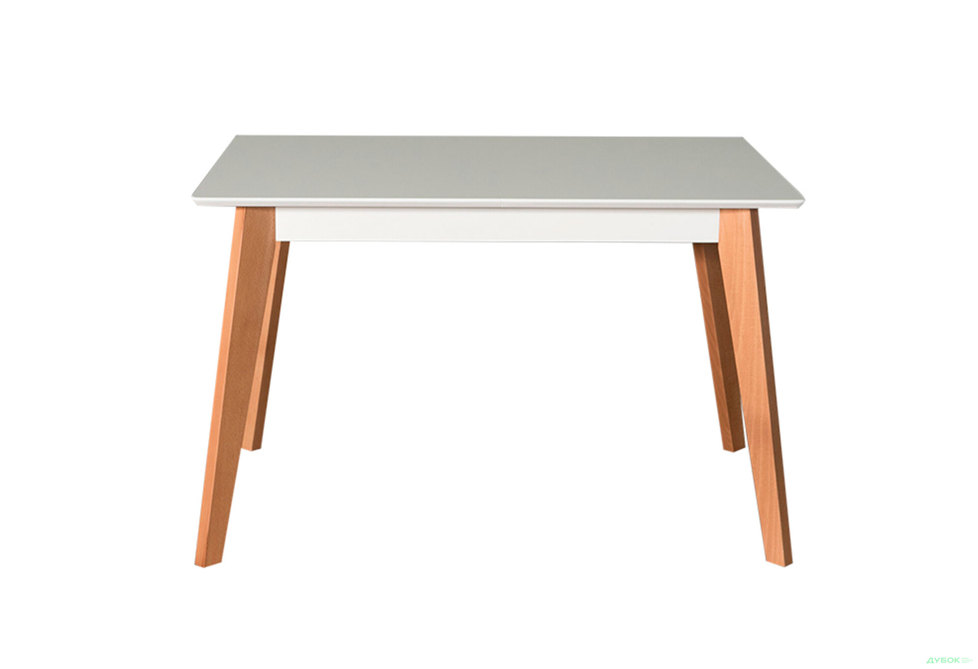 Стіл обідній Pavlik Мілан 120(+40)х80 натуральний / білий, розкладний - Зображення 1 Зображення 1 - Стіл обідній Pavlik Мілан 120(+40)х80 натуральний / білий, розкладний