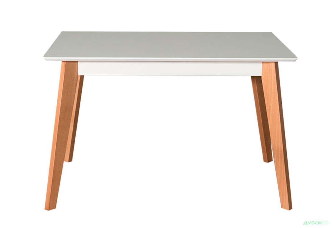 Стіл обідній Pavlik Мілан 120(+40)х80 натуральний / білий, розкладний - Зображення 1 Зображення 1 - Стіл обідній Pavlik Мілан 120(+40)х80 натуральний / білий, розкладний