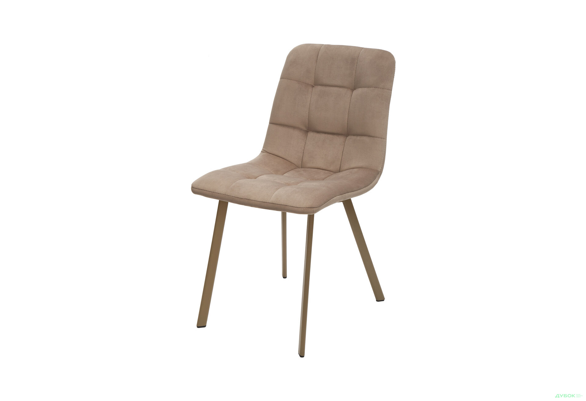 Стілець кухонний Bjorn Кусто C-1 45x56x83 см м'який, бежевий Magic Velvet 2209, опора мокко - Зображення 1 Зображення 1 - Стілець кухонний Bjorn Кусто C-1 45x56x83 см м'який, бежевий Magic Velvet 2209, опора мокко