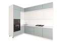 Кухня угловая Вип-Мастер Интерно Люкс / Interno Luxe 160х280 см, серый мат / белый мат - Изображение 2 Изображение 2 - Кухня угловая Вип-Мастер Интерно Люкс / Interno Luxe 160х280 см, серый мат / белый мат