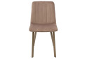 Стілець кухонний Bjorn Кусто C-4 45x56x83 см м'який, бежевий Utario Velvet 2976, опора мокко - Зображення 2 Зображення 2 - Стілець кухонний Bjorn Кусто C-4 45x56x83 см м'який, бежевий Utario Velvet 2976, опора мокко