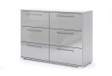 Комод МироМарк Меги / Megy с 6 ящиками 108 см глянец серый шиншилла - Изображение 1 Изображение 1 - Комод МироМарк Меги / Megy с 6 ящиками 108 см глянец серый шиншилла