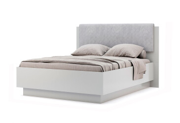 Ліжко MiroMark Мегі / Megy підйомне з каркасом 160x200 см глянець сірий шиншила