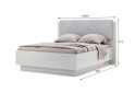 Зображення 4 - Ліжко-подіум MiroMark Мегі / Megy підйомне з каркасом 160x200 см глянець сірий шиншила