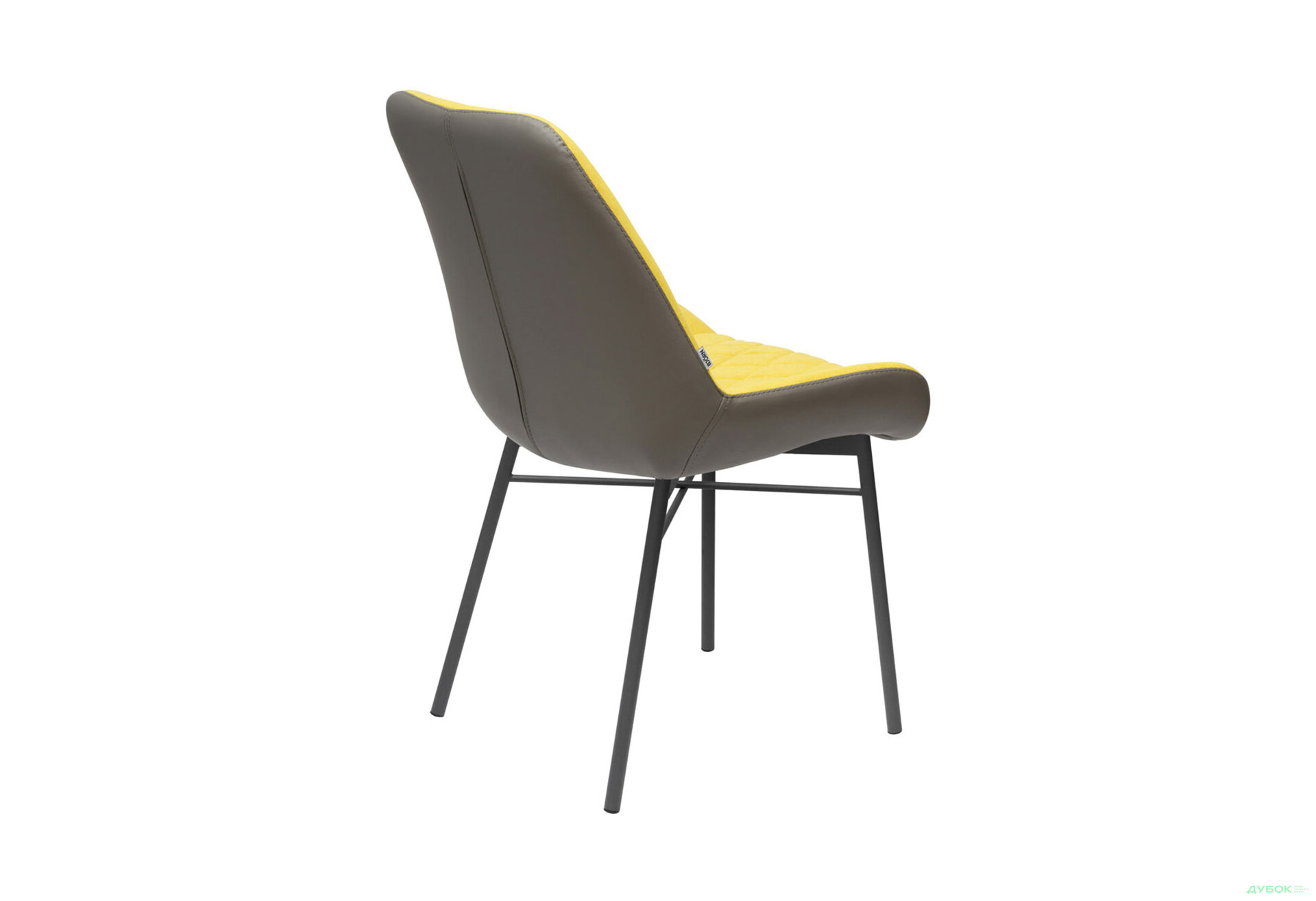 Зображення 5 - Стілець кухонний Bjorn Норд 52x63x48 см м'який, жовтий Uttario Velvet 2959/ Boston 10, опора чорна