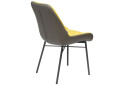 Зображення 5 - Стілець кухонний Bjorn Норд 52x63x48 см м'який, жовтий Uttario Velvet 2959/ Boston 10, опора чорна