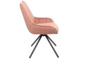 Изображение 4 - Стул кухонный Bjorn Денис 58x62x88 см мягкий, розовый Magic Velvet 2269, опора черная