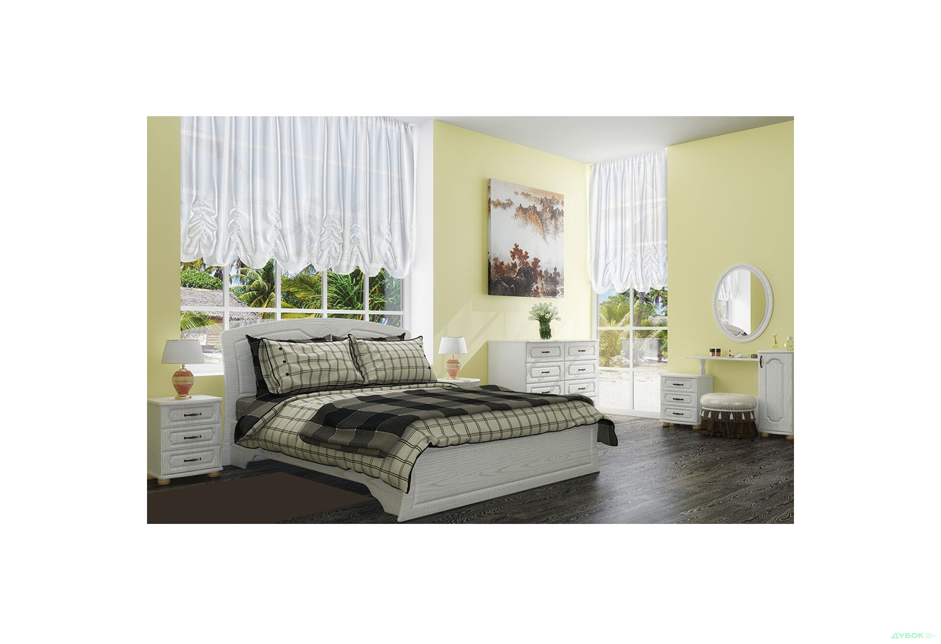 Зображення 1 - Модульна спальня Дженіфер біла БМФ