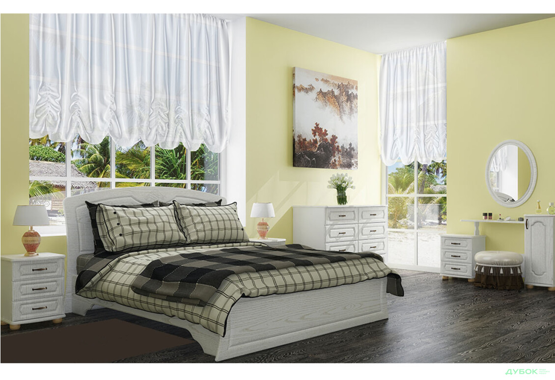 Модульна спальня Дженіфер біла БМФ