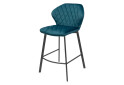 Изображение 1 - Стул полубарный Bjorn Ральф РВ 52x56x92 см, синий Magic Velvet 2221, опора черная