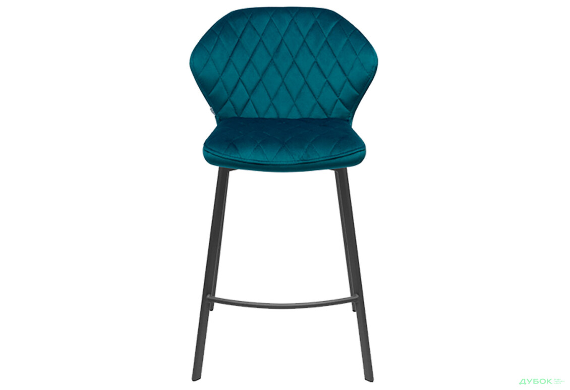Изображение 2 - Стул полубарный Bjorn Ральф РВ 52x56x92 см, синий Magic Velvet 2221, опора черная