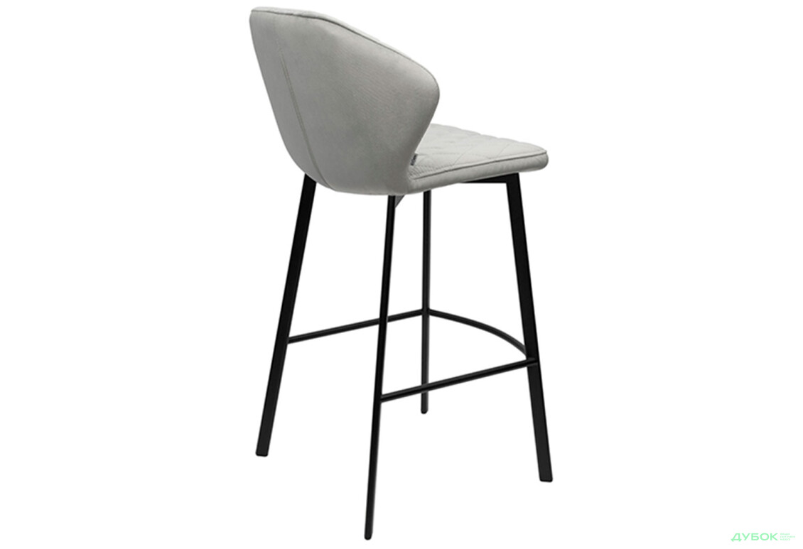 Изображение 5 - Стул барный Bjorn Ральф В 52x56x102 см, серый Magic Velvet 2240, опора черная