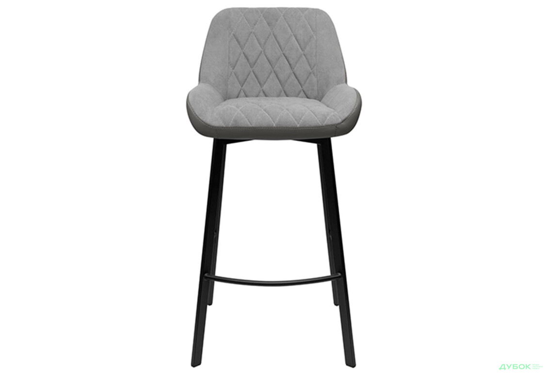 Изображение 2 - Стул барный Bjorn Норд В 49x53x100 см, серый Utario 2972/Boston 10, опора черная