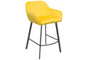 Изображение 3 - Стул полубарный Bjorn Томас РВ 55x54x90 см с подлокотниками, желтый Magic Velvet 2290, опора черная