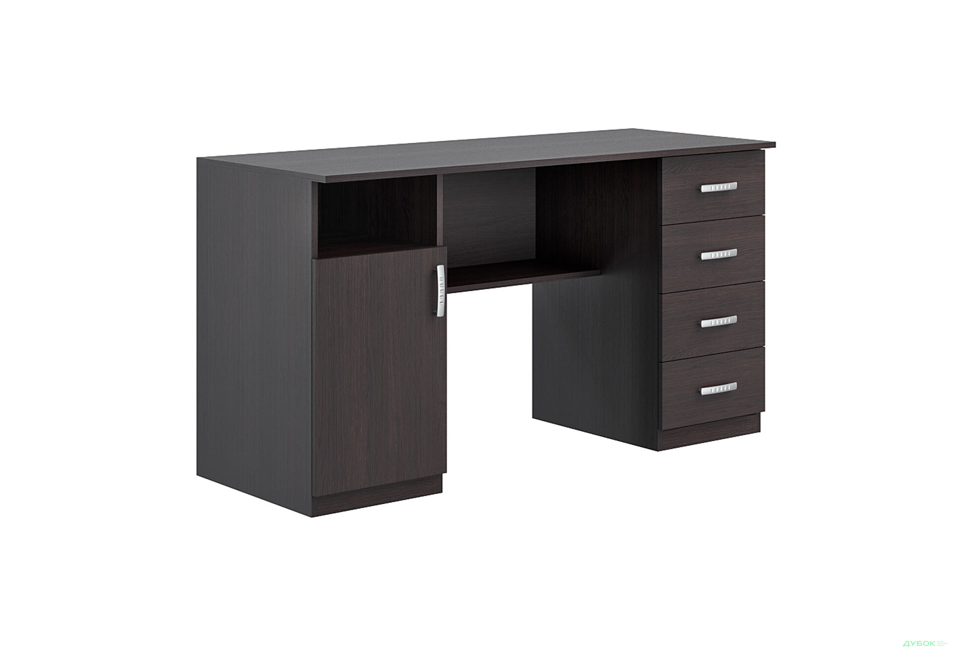 Зображення 2 - Стіл письмовий Київський стандарт Е1 СМ 135x60 см з тумбою і шухлядами, венге