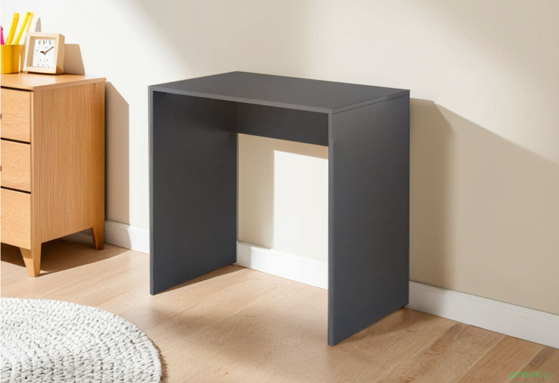 Стіл письмовий Moreli ST0023 80x50 см, антрацит - Зображення 2 Зображення 2 - Стіл письмовий Moreli ST0023 80x50 см, антрацит