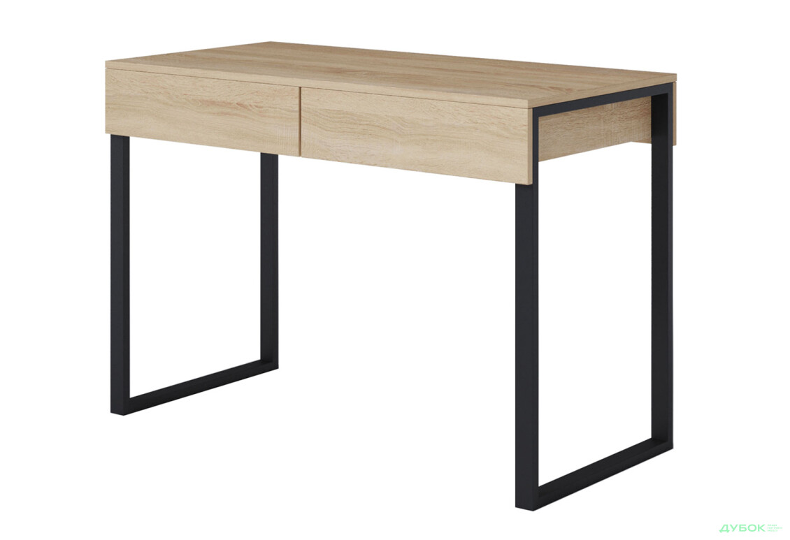 Стіл письмовий Moreli МХ0002 110x54 см з шухлядами, дуб сонома - Зображення 1 Зображення 1 - Стіл письмовий Moreli МХ0002 110x54 см з шухлядами, дуб сонома