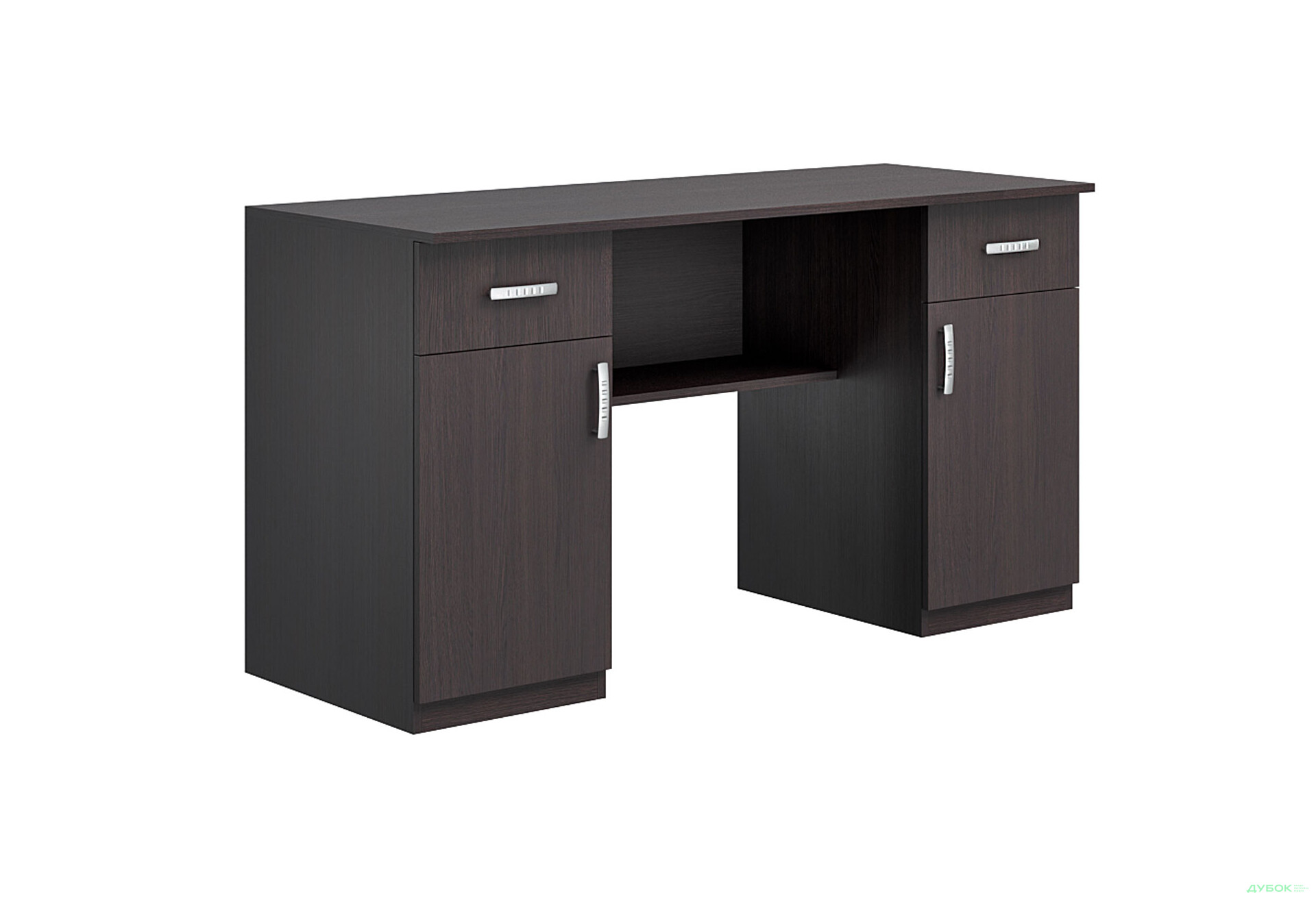 Изображение 2 - Стол письменный Киевский стандарт Е2 СМ 135x60 см с тумбами и ящиками, венге