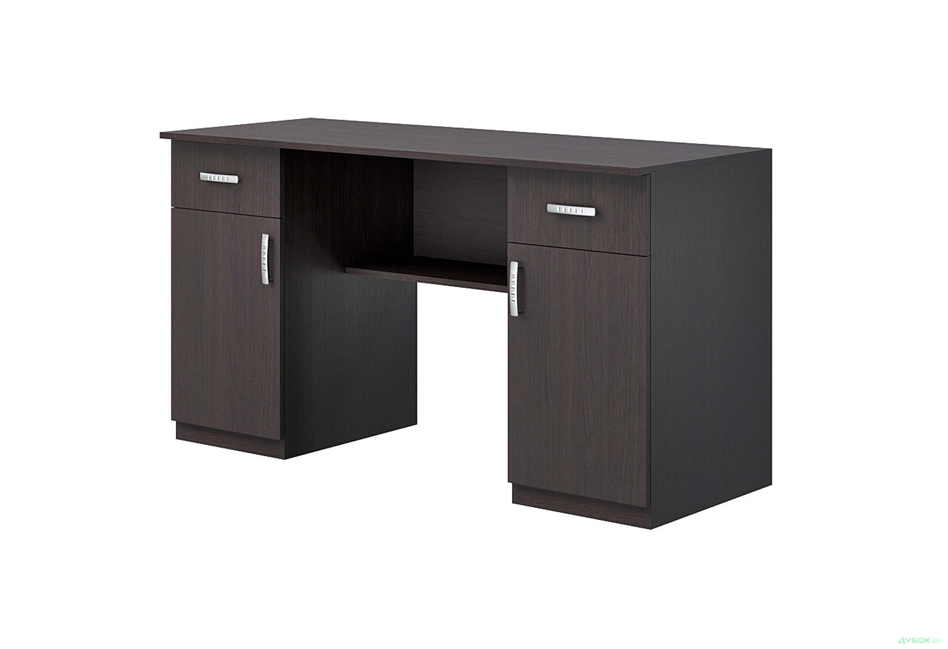 Изображение 1 - Стол письменный Киевский стандарт Е2 СМ 135x60 см с тумбами и ящиками, венге