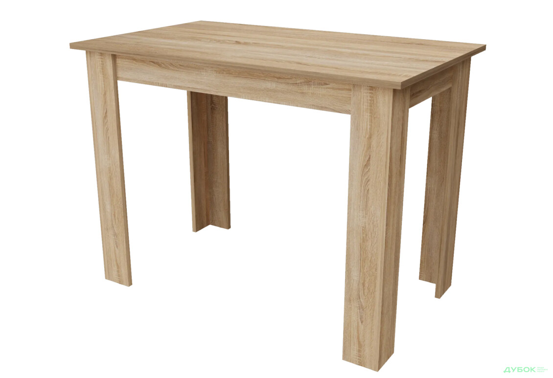 Стіл обідній Неман Юта 118x58 см, дуб сонома