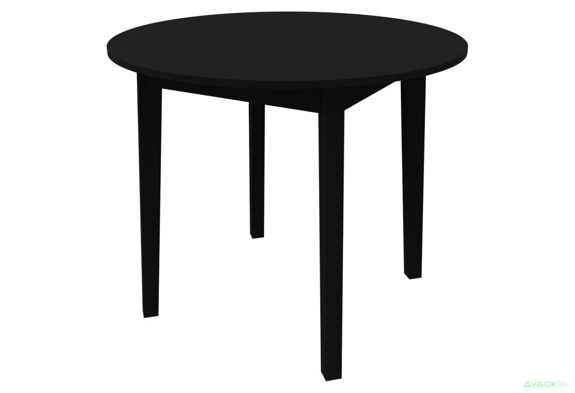 Стіл обідній Неман Рондо 88x88 см, чорний