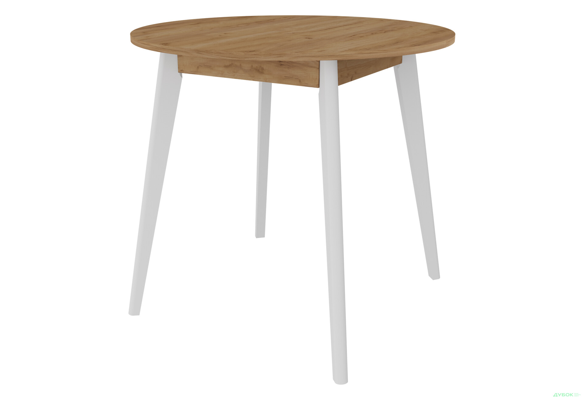 Изображение 1 - Стол обеденный Неман Бон ДСП 88x88 см, дуб крафт золотой / белый