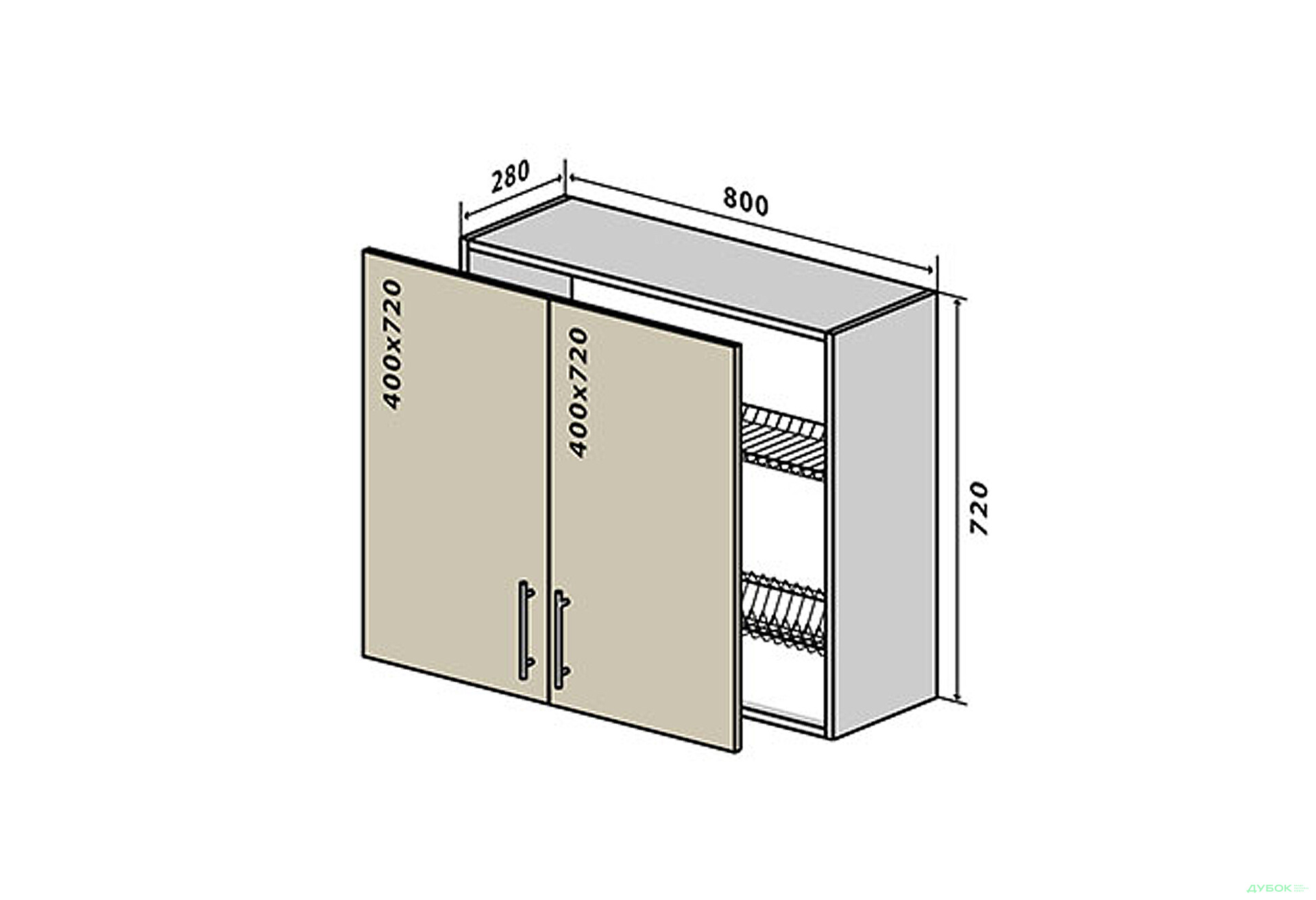 Зображення 1 - В9 Сушка 2Д 80 Моно VIP-master