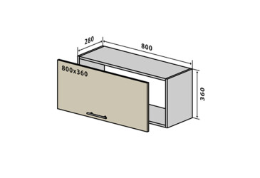 В11 Тумба низька 80 Моно VIP-master