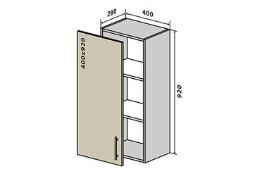 В43 Тумба 1Д 40 Моно VIP-master