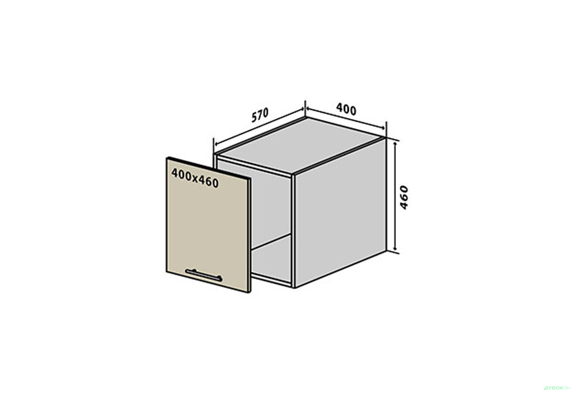 Зображення 1 - В70 Тумба 1Д 40 Моно VIP-master