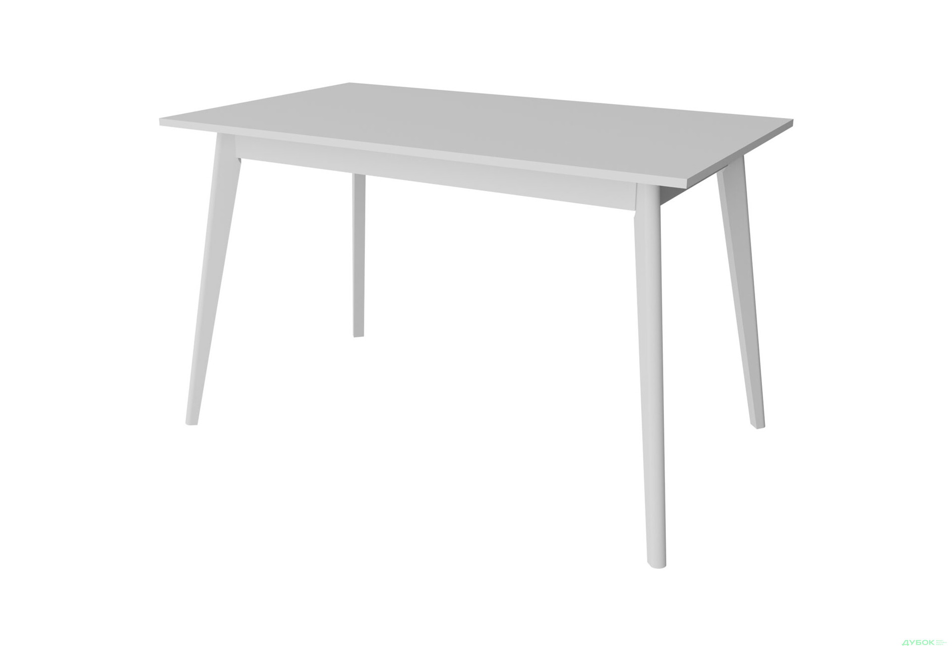 Стіл обідній Неман Бон ДСП 118x68 см, білий - Зображення 1 Зображення 1 - Стіл обідній Неман Бон ДСП 118x68 см, білий