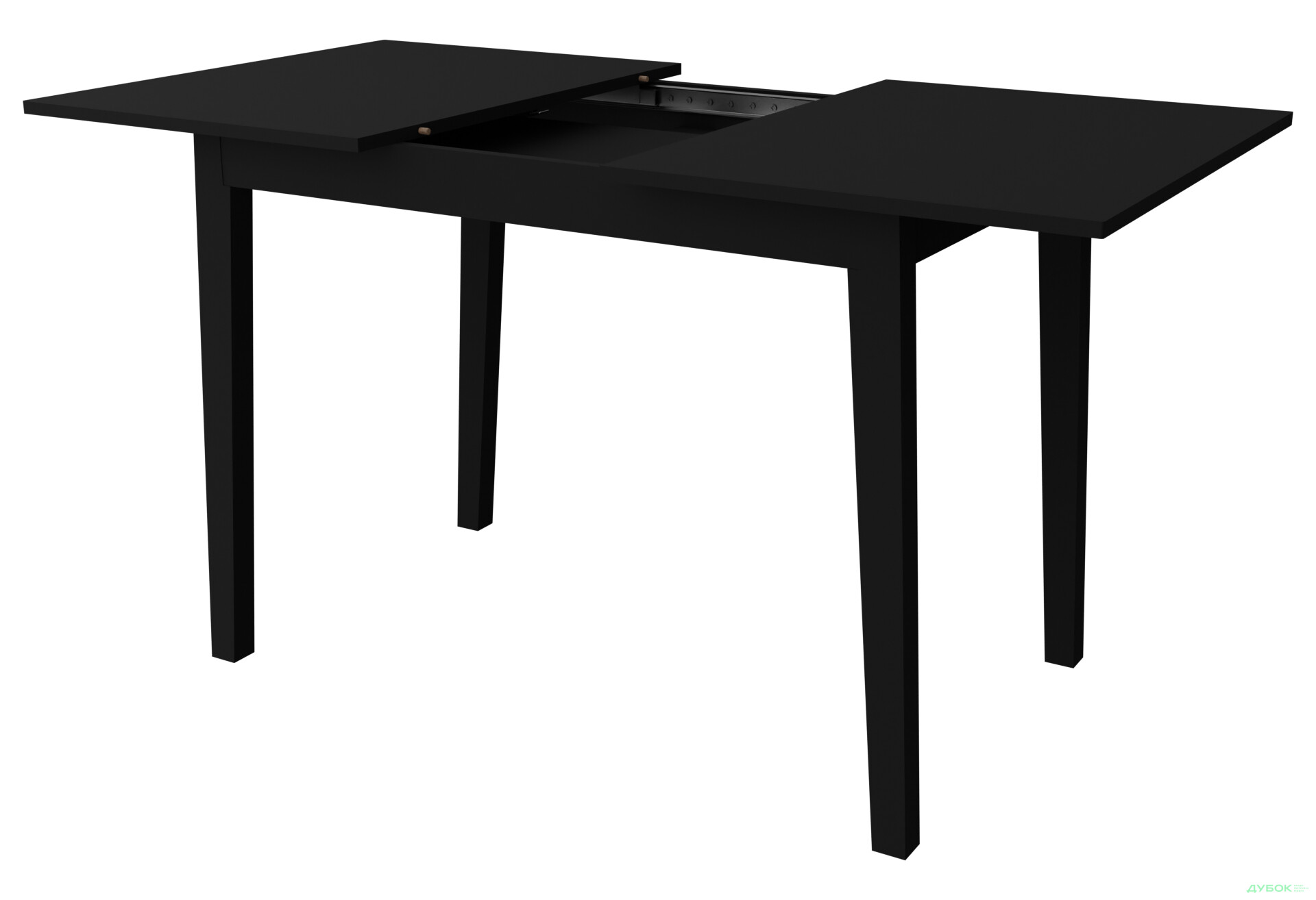 Фото 3 - Стол обеденный Неман Браво 108x75 см раскладной, черный