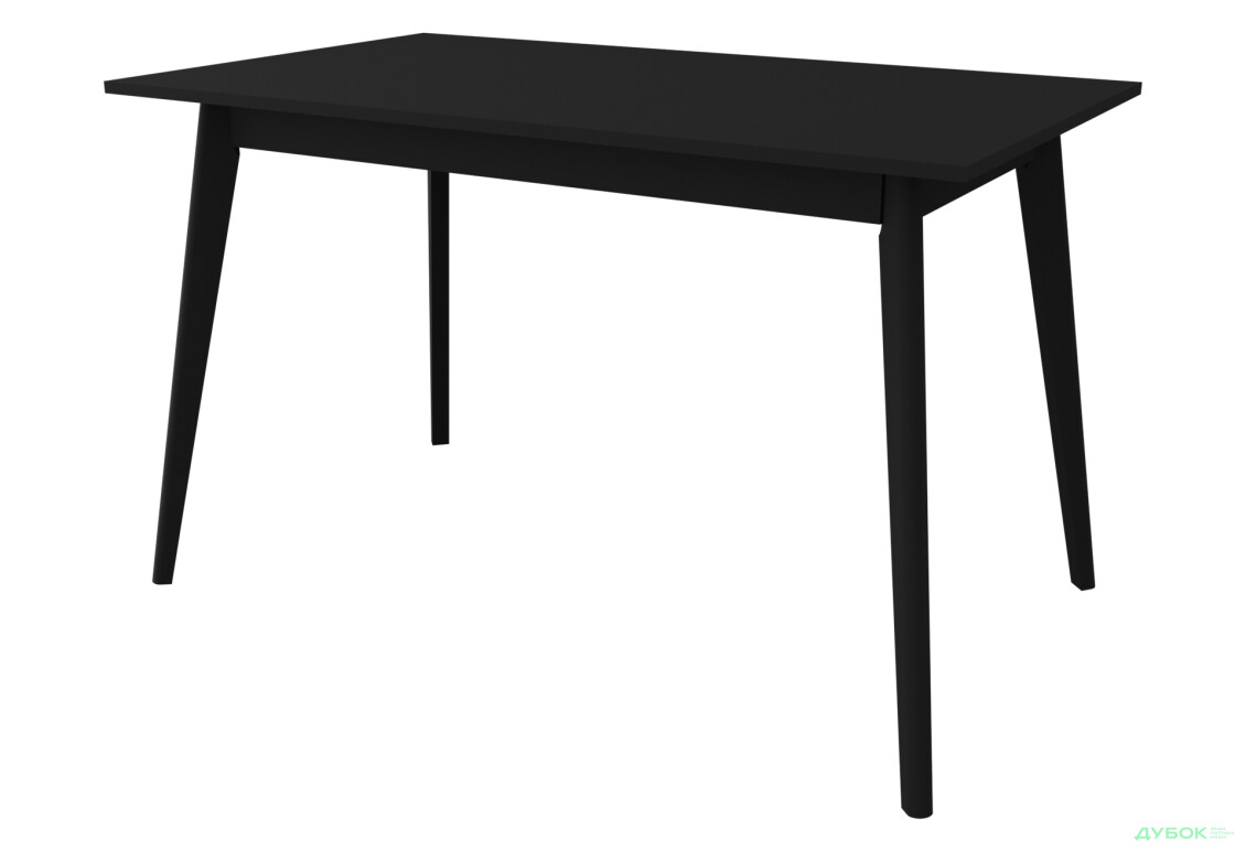 Стол обеденный Неман Бон МДФ 118x68 см, черный / венге