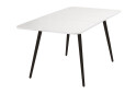 Стіл обідній Новий Стиль Casey Black (18) 120x80 см розкладний, білий / чорні ніжки - Зображення 1 Зображення 1 - Стіл обідній Новий Стиль Casey Black (18) 120x80 см розкладний, білий / чорні ніжки